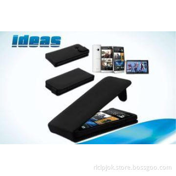 Original Vertical Flip HTC Leather Phone Case for HTC one M